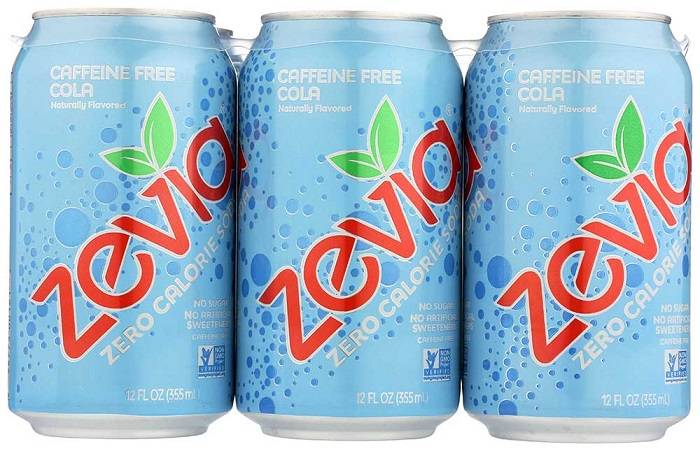 how much caffeine in zevia cola